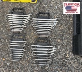 4 Complete Craftsman Wrench Sets
