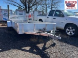 2021 Aluma 7x14 Trailer VIN 4256