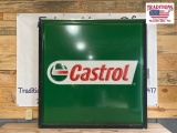 Castrol Sign Plastic w/ Aluminum Frame 48
