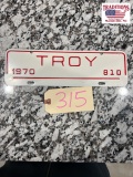 1970 Troy Town Tag