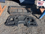 2 4 Wheeler Racks - 1 Plastic - 1 Metal