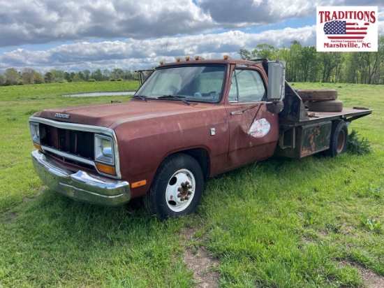 1986 Dodge 350 Custom Truck VIN 4779