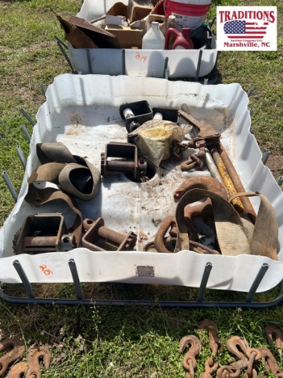Mixed Lot: Hooks, Straps, etc..