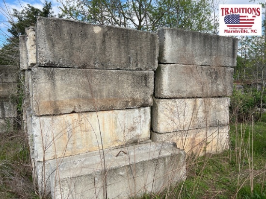 (50) 6' x 2' Interlocking Concrete Block