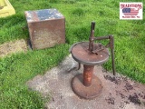 Tire Changer on Steel Plate / Square Tank