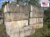 (50) 6' x 2' Interlocking Concrete Block