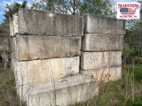 (50) 6' x 2' Interlocking Concrete Block