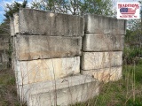 (50) 6' x 2' Interlocking Concrete Block