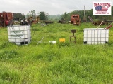 Mixed Lot: (2) Totes/ Wire Reel / Stool / etc