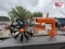 Orange Tractor Whirligig
