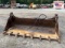 6.5ft Skid Steer Bucket with Teeth