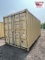 20ft x 8ft x 8ft Shipping Container