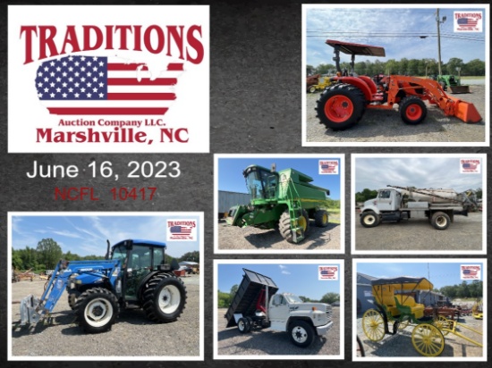 Traditions Auction Co LLC Equipment June 16, 2023