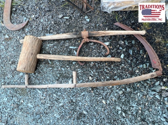 Log Tongs / Mallet / Sling Blade