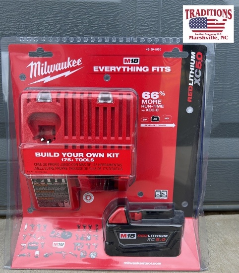 Milwaukee M18 Red Lithium Xc 5.0 with Charger
