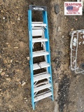 Mixed Lot: 8ft Werner Ladder / 6ft Aluminum Ladder