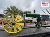 Green Tractor Whirligig