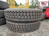 (2) 11R24.5 Recap Tires