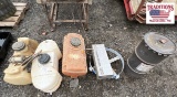 Barrel Dolly/3 Spray Tanks/Porter Cable Saw/Barrel