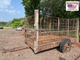 Home-Built Livestock Trailer 6'x12' - NO TITLE