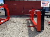 3pt Bale Spear - Adjustable loader