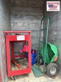 Mixed Lot: Tool Cart, Hand Trucks, Assorted Tools