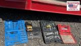Mixed Lot: Drill Bits, Socket Set, Wrenches