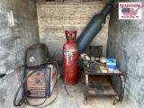 Hobart Welder Handler 140, Helmet, Cart, Tanks