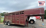 1998 Dalton Ent. Live Stock Trailer VIN 0804