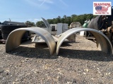 (2) Aluminium Truck Fenders