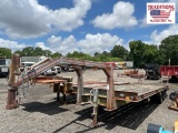 1988 Hudson Gooseneck 8'x26' Trailer VIN 0141