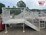 Adjustable Aluminum Platform with 5 Step Stair