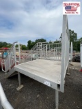 Adjustable Aluminum Platform with 5 Step Stair
