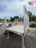 Adjustable Aluminum Platform with 5 Step Stair