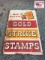 46x70 Gold Strike Stamps Sign
