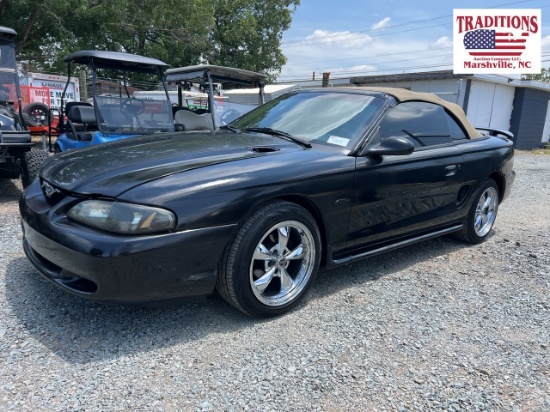 1998 Ford Mustang GT SALVAGE TITLE VIN 3587