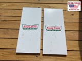 3 Krispy Kreme Metal Signs