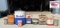 (9) Assorted Oil Cans