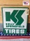 Kelly Springfield tires advertising sign 24“x26