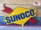 Sunoco porcelain advertising sign 47“ x 32“