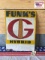Funk’s G Hybrid advertising sign 20“ x 27“