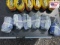 6 Blue E Track Straps