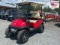 Lifted Red Club Car 48 Volt Golf Cart
