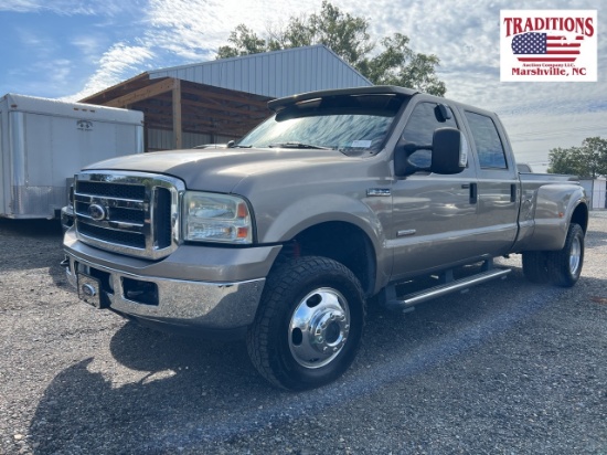 2006 Ford F350 4x4 Diesel Dually VIN 1054