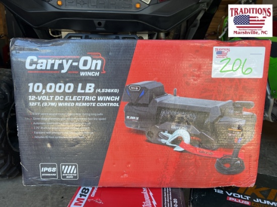 New Carry On Winch 10,000 lb