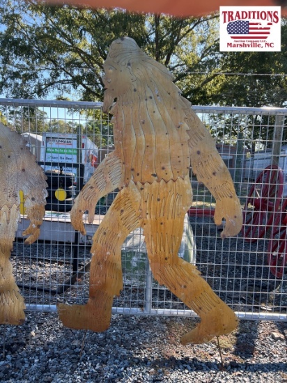 88" Tall Metal Sasquatch (including stand)