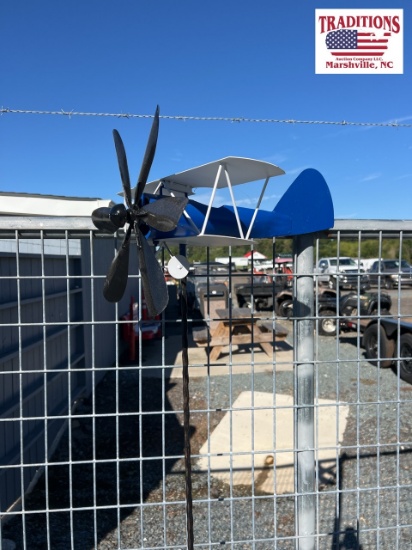 Blue Plane Whirlygig