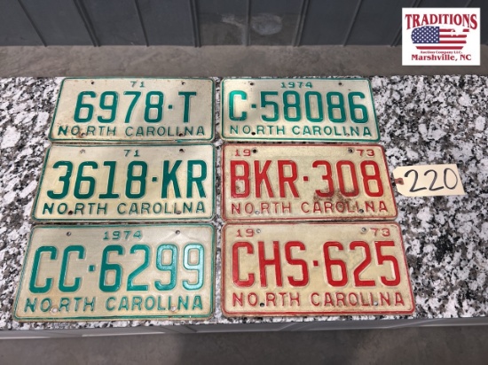 Lot of 6 NC Tags