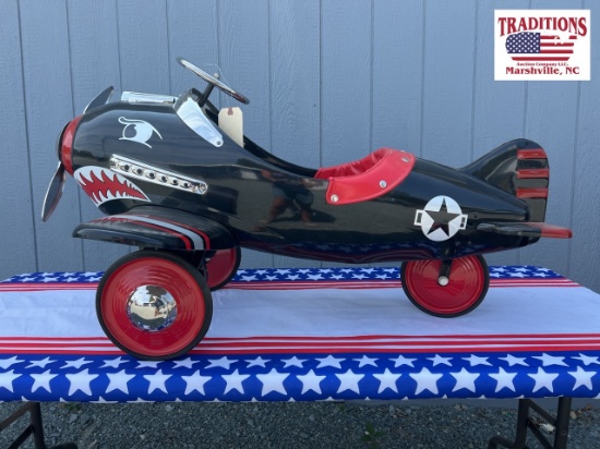 Air Flow Collectibles Black & Red Pedal Plane