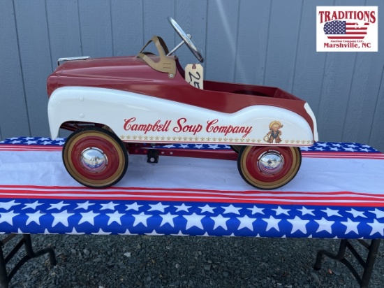 Gear Box Campbell Soup Themed Pedal Car
